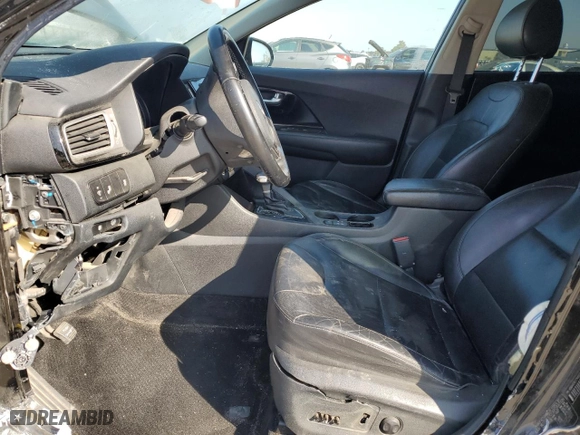 2017 Kia Niro Touring with VIN KNDCE3LC7H5077050, listed as a Copart auction lot 46106265 with 0 mi miles and Salvage Title. Bid and sale history available at carsss.com. Image 7.