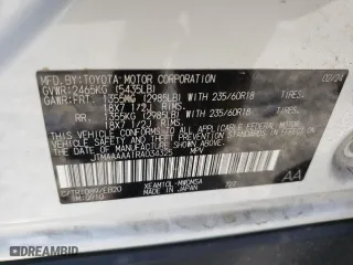 2024 Toyota bZ4X XLE with VIN JTMAAAAA1RA034325, listed as a Copart auction lot 70812224 with 10,164 mi miles and Salvage Title. Bid and sale history available at carsss.com. Image 13.