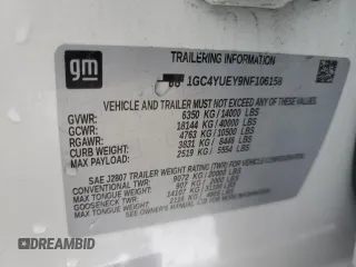 2022 Chevrolet Silverado 3500HD LTZ z VIN 1GC4YUEY9NF106158, wystawiony jako Copart lot #50033485 z przebiegiem 11 721 mil mil oraz Szkoda całkowita • Salvage title. Historia ofert i sprzedaży dostępna na DreamBid. Obrazek 13.