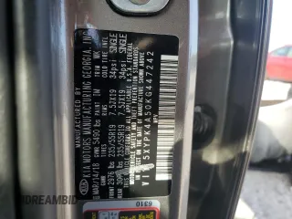 2019 Kia Sorento SX z VIN 5XYPK4A50KG447242, wystawiony jako Copart lot #56553855 z przebiegiem 95 012 mil mil oraz Szkoda całkowita • Salvage title. Historia ofert i sprzedaży dostępna na DreamBid. Obrazek 14.