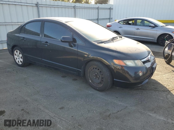 2008 Honda Civic LX z VIN 2HGFA16528H321661, wystawiony jako Copart lot #60185335 z przebiegiem 189 287 mil mil oraz Czysty tytuł • Clean title. Historia ofert i sprzedaży dostępna na DreamBid. Obrazek 4.