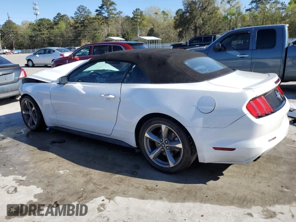 2017 Ford Mustang V6 with VIN 1FATP8EM8H5271878, listed as a Copart auction lot 50373315 with 47,406 mi miles and Salvage Title. Bid and sale history available at carsss.com. Image 2.