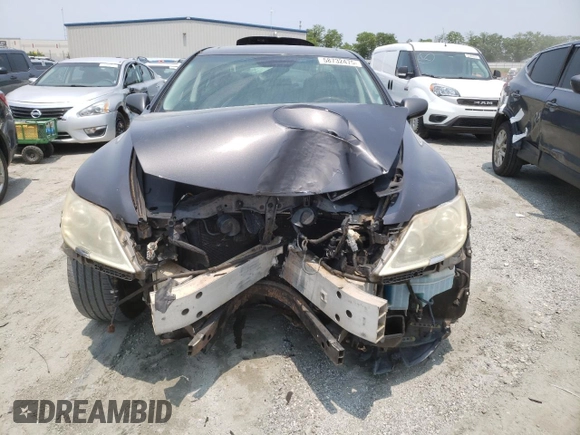 2008 Lexus LS 460 with VIN JTHBL46F885070054, listed as a Copart auction lot 58732475 with 195,422 mi miles and Salvage title. Bid and sale history available at DreamBid. Image 5.