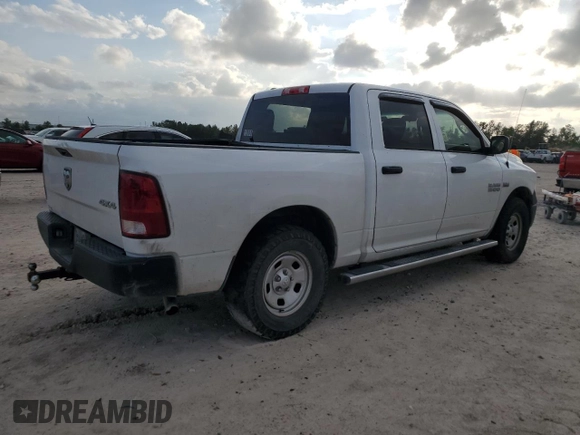 2017 Ram 1500 Tradesman with VIN 1C6RR7KT5HS625692, listed as a Copart auction lot 80113534 with 211,847 mi miles and Salvage title. Bid and sale history available at DreamBid. Image 3.