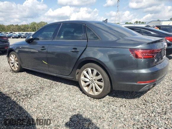 2018 Audi A4 with VIN WAUKMBF4XJA009459, listed as a Copart auction lot 73881424 with Not provided miles and Non repairable. Bid and sale history available at DreamBid. Image 2.