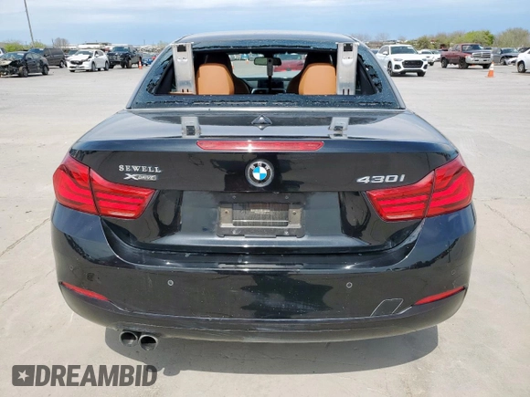2018 BMW 4 Series 430i xDrive with VIN WBA4Z3C51JEC57401, listed as a Copart auction lot 50657915 with 26,314 mi miles and Salvage Title. Bid and sale history available at DreamBid. Image 6.