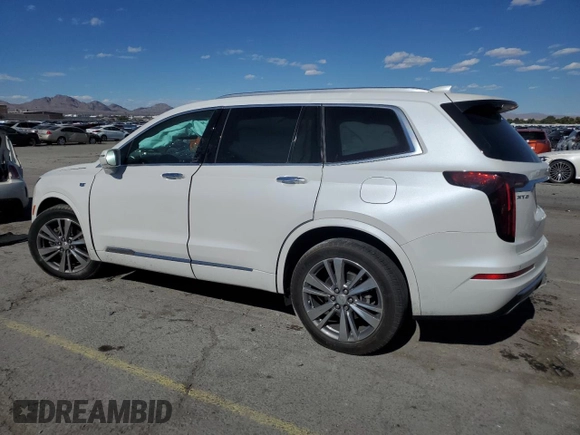 2020 Cadillac XT6 FWD Premium Luxury with VIN 1GYKPCRS8LZ177562, listed as a Copart auction lot 57123195 with Not provided miles and Salvage title. Bid and sale history available at DreamBid. Image 2.