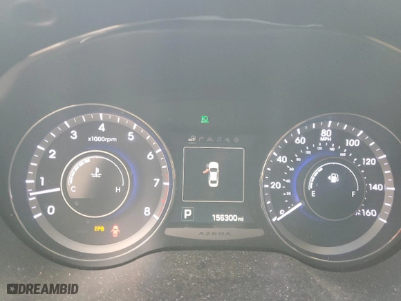 2016 Hyundai Azera Limited with VIN KMHFH4JGXGA513455, listed as a Copart auction lot 74213144 with 156,300 mi miles and Salvage Title. Bid and sale history available at carsss.com. Image 9.