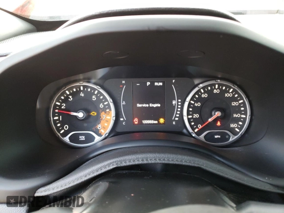 2018 Jeep Renegade Latitude z VIN ZACCJABBXJPH46742, wystawiony jako Copart lot #52825265 z przebiegiem 122 055 mil mil oraz Szkoda całkowita • Salvage title. Historia ofert i sprzedaży dostępna na DreamBid. Obrazek 9.
