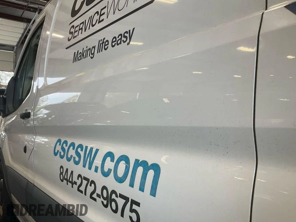 2018 Ford Transit with VIN 1FTYE1YM8JKB52017, listed as a IAAI auction lot 42043849 with 243,081 mi miles and . Bid and sale history available at carsss.com. Image 1.