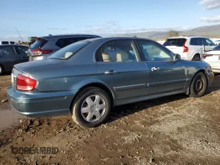 2004 Hyundai Sonata with VIN KMHWF25H44A053637, listed as a Copart auction lot 45029955 with 215,222 mi miles and Salvage Title. Bid and sale history available at carsss.com. Image 3.