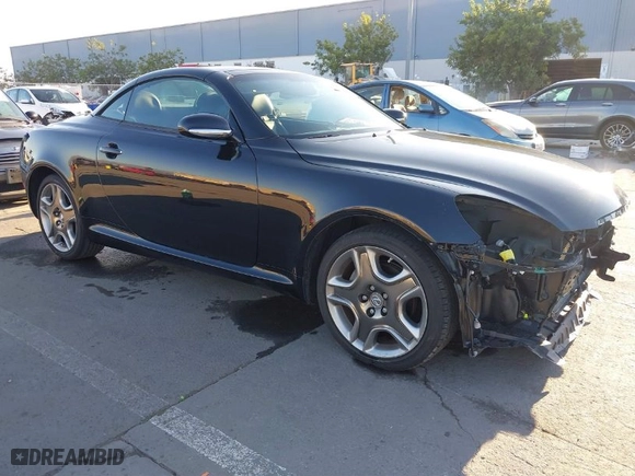 2006 Lexus SC 430 with VIN JTHFN48Y969006752, listed as a IAAI auction lot 41410066 with 45,290 mi miles. Bid and sale history available at carsss.com. Image 1.