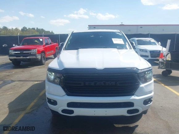 2020 Ram 1500 Big Horn with VIN 1C6SRFFT4LN350359, listed as a IAAI auction lot 41887680 with 67,171 mi miles. Bid and sale history available at carsss.com. Image 12.