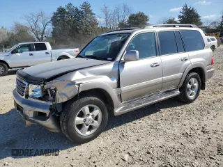 2005 Toyota Land Cruiser with VIN JTEHT05J052078667, listed as a Copart auction lot 79737734 with 222,720 mi miles and Salvage Title. Bid and sale history available at carsss.com. Image 1.