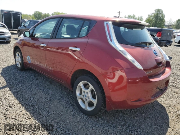 2013 Nissan LEAF SV with VIN 1N4AZ0CP1DC404079, listed as a Copart auction lot 54011245 with 76,944 mi miles and Clean Title. Bid and sale history available at carsss.com. Image 2.