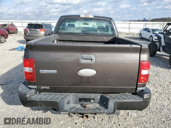 2006 Ford F-150 STX with VIN 1FTRF02286KC76752, listed as a Copart auction lot 76233404 with 135,093 mi miles and Salvage Title. Bid and sale history available at carsss.com. Image 6.