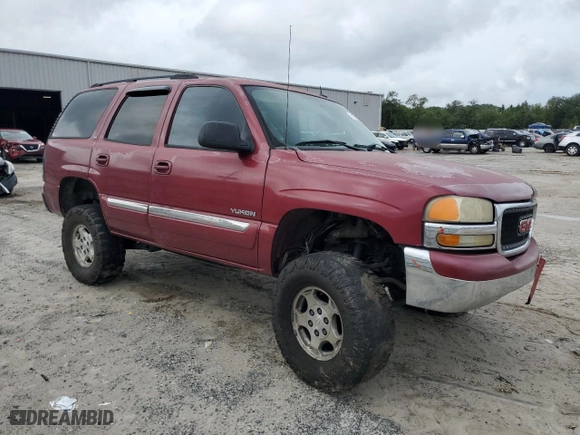 2005 GMC Yukon SLT with VIN 1GKEC13V15J147685, listed as a Copart auction lot 71612804 with 230,810 mi miles and Salvage Title. Bid and sale history available at carsss.com. Image 4.