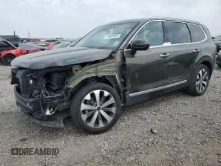 2022 Kia Telluride S with VIN 5XYP6DHC5NG242173, listed as a Copart auction lot 49084665 with 48,520 mi miles and Salvage title. Bid and sale history available at DreamBid. Image 1.