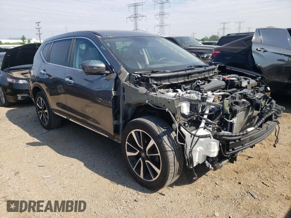 2019 Nissan Rogue SL with VIN 5N1AT2MV7KC789192, listed as a Copart auction lot 58906904 with 72,249 mi miles and Salvage Title. Bid and sale history available at carsss.com. Image 4.