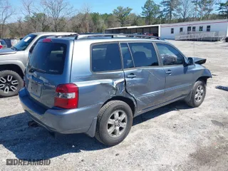 2005 Toyota Highlander with VIN JTEDP21A250089993, listed as a IAAI auction lot 41770072 with 190,517 mi miles. Bid and sale history available at carsss.com. Image 4.