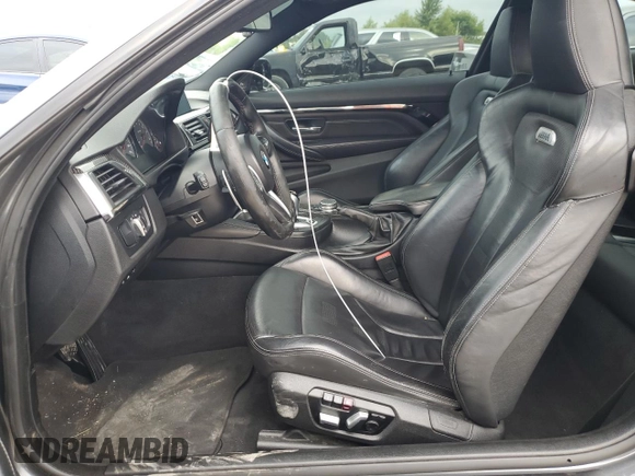 2016 BMW M4 with VIN WBS3R9C56GK335723, listed as a Copart auction lot 57647274 with 164,379 mi miles and Salvage Title. Bid and sale history available at carsss.com. Image 7.