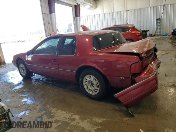 1991 Mercury Cougar z VIN 1MEPM60T4MH652996, wystawiony jako Copart lot #43811635 z przebiegiem 129 452 mil mil oraz Nie do naprawy • Non repairable. Historia ofert i sprzedaży dostępna na DreamBid. Obrazek 2.