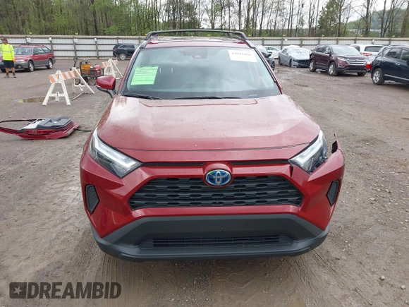 2023 Toyota RAV4 Hybrid XLE with VIN 4T3RWRFV0PU089720, listed as a IAAI auction lot 42016001 with 19,499 mi miles. Bid and sale history available at carsss.com. Image 12.