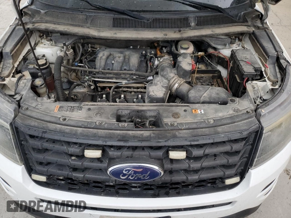 2017 Ford Police Interceptor Utility z VIN 1FM5K8ARXHGC35340, wystawiony jako Copart lot #54692385 z przebiegiem Nie podano mil oraz Szkody całkowita. Historia ofert i sprzedaży dostępna na DreamBid. Obrazek 12.
