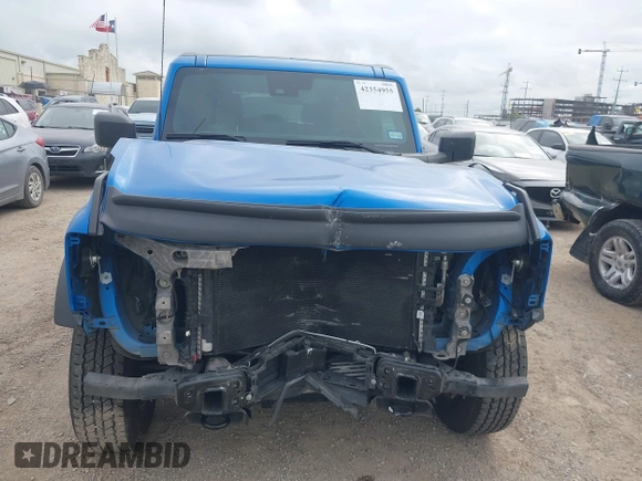 2021 Ford Bronco with VIN 1FMDE5BH7MLA94882, listed as a IAAI auction lot 42354955 with 32,837 mi miles and . Bid and sale history available at DreamBid. Image 13.