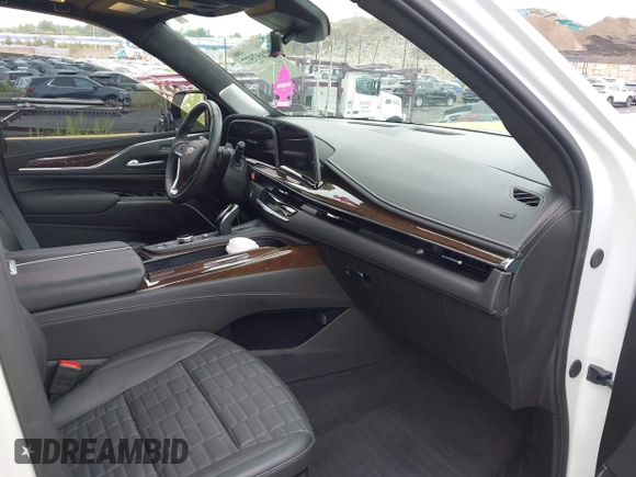 2024 Cadillac Escalade 4WD Sport Platinum with VIN 1GYS4GKL2RR140583, listed as a IAAI auction lot 42497577 with 9,887 mi miles and . Bid and sale history available at DreamBid. Image 5.