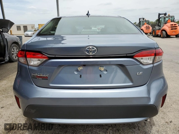 2022 Toyota Corolla LE with VIN 5YFEPMAE2NP381799, listed as a Copart auction lot 54174795 with 48,223 mi miles and Clean Title. Bid and sale history available at carsss.com. Image 6.
