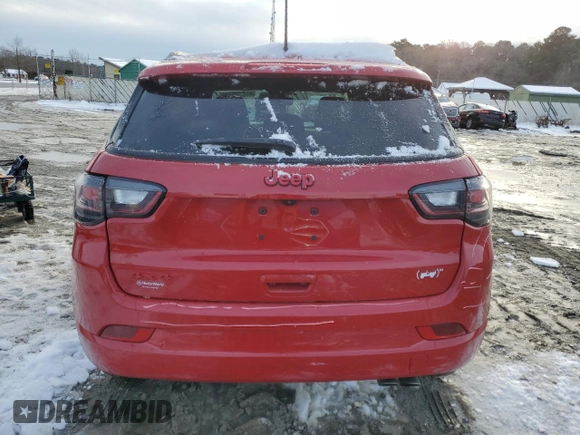 2022 Jeep Compass High Altitude with VIN 3C4NJDCB5NT191741, listed as a Copart auction lot 41439075 with 31,467 mi miles and Salvage Title. Bid and sale history available at DreamBid. Image 6.