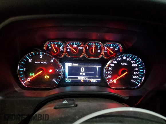 2017 Chevrolet Silverado 1500 LT with VIN 1GCVKREC8HZ294200, listed as a Copart auction lot 49253425 with 139,617 mi miles and Clean Title. Bid and sale history available at DreamBid. Image 9.