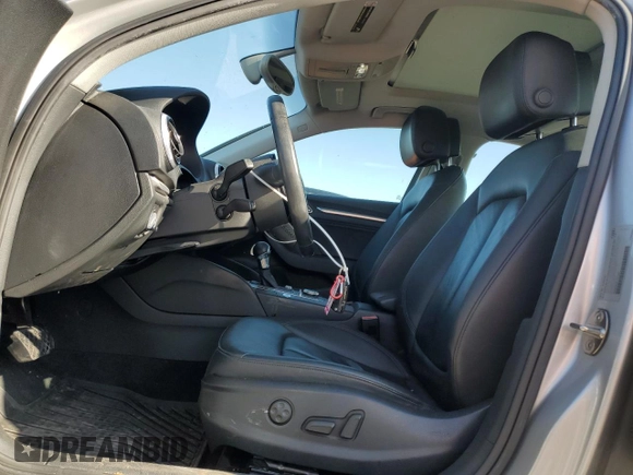2015 Audi A3 Premium Plus with VIN WAUEFGFF5F1021242, listed as a Copart auction lot 55967015 with 31,658 mi miles and Salvage title. Bid and sale history available at DreamBid. Image 7.