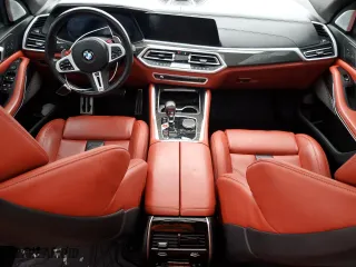 2022 BMW X5 M with VIN 5YMJU0C00N9J38278, listed as a Copart auction lot 38220214 with 18,521 mi miles. Bid and sale history available at carsss.com. Image 8.