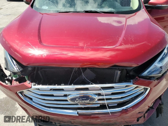 2019 Ford Edge SEL with VIN 2FMPK3J91KBC43725, listed as a Copart auction lot 56749525 with 62,858 mi miles and Salvage title. Bid and sale history available at DreamBid. Image 12.