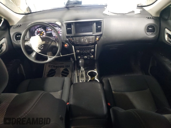 2019 Nissan Pathfinder S with VIN 5N1DR2MM8KC596326, listed as a Copart auction lot 48742555 with 71,577 mi miles and Salvage title. Bid and sale history available at DreamBid. Image 8.
