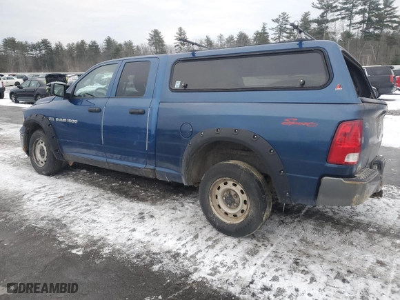 2011 Ram 1500 SLT with VIN 1D7RV1GT5BS707686, listed as a Copart auction lot 88272465 with 153,257 mi miles and Salvage Title. Bid and sale history available at carsss.com. Image 2.