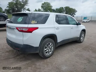 2021 Chevrolet Traverse LS with VIN 1GNERFKW7MJ162246, listed as a IAAI auction lot 39765126 with 76,406 mi miles. Bid and sale history available at carsss.com. Image 4.