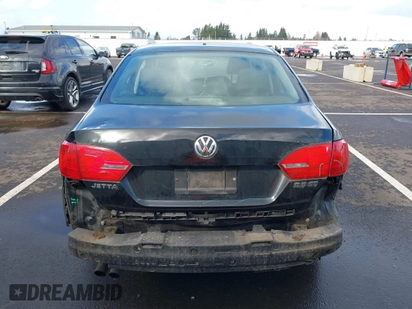 2013 Volkswagen Jetta Sedan SE w/Convenience/Sunroof with VIN 3VWDX7AJ2DM373165, listed as a IAAI auction lot 41710725 with 168,036 mi miles. Bid and sale history available at carsss.com. Image 6.