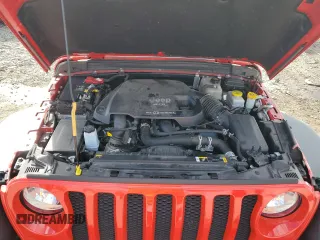 2022 Jeep Wrangler Unlimited Willys with VIN 1C4HJXDM4NW252778, listed as a Copart auction lot 72534664 with 20,014 mi miles and Salvage Title. Bid and sale history available at DreamBid. Image 11.