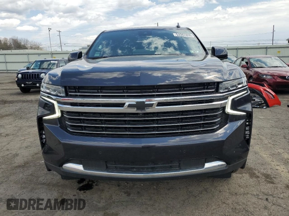 2023 Chevrolet Tahoe LT with VIN 1GNSKNKDXPR548259, listed as a Copart auction lot 53362855 with 16,035 mi miles and Salvage title. Bid and sale history available at DreamBid. Image 5.