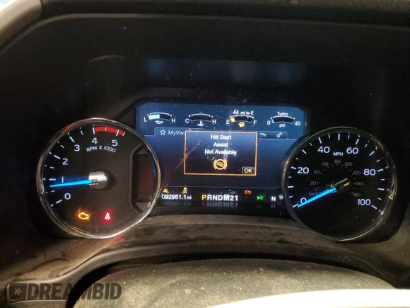 2017 Ford F-350 Lariat with VIN 1FT8X3BT5HEE16468, listed as a Copart auction lot 57251455 with 92,951 mi miles and Salvage title. Bid and sale history available at DreamBid. Image 9.