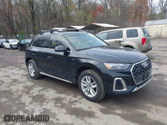 2022 Audi Q5 S line Premium with VIN WA1GAAFY4N2046211, listed as a IAAI auction lot 41934968 with 36,437 mi miles and . Bid and sale history available at DreamBid. Image 1.