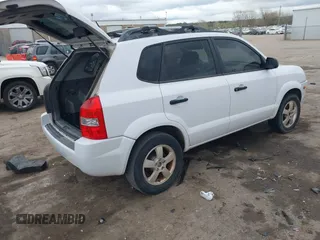 2008 Hyundai Tucson GLS with VIN KM8JM12B48U892461, listed as a IAAI auction lot 41915981 with 162,769 mi miles and . Bid and sale history available at DreamBid. Image 4.