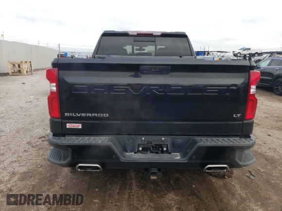 2020 Chevrolet Silverado 1500 LT Trail Boss with VIN 1GCPYFEL0LZ347891, listed as a Copart auction lot 79296634 with 43,824 mi miles and Salvage Title. Bid and sale history available at carsss.com. Image 6.