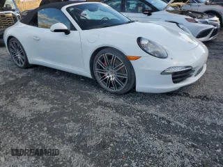 2015 Porsche 911 Carrera S with VIN WP0CB2A91FS155329, listed as a Copart auction lot 80475144 with 0 mi miles and Salvage Title. Bid and sale history available at carsss.com. Image 4.