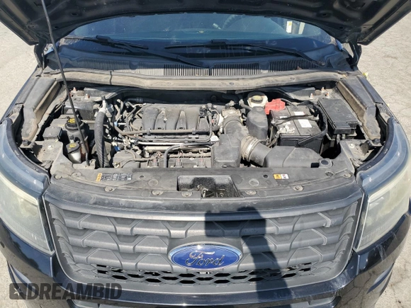 2017 Ford Police Interceptor Utility with VIN 1FM5K8AR5HGA24319, listed as a Copart auction lot 62778735 with 148,311 mi miles and Salvage title. Bid and sale history available at DreamBid. Image 12.