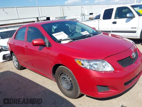 2009 Toyota Corolla with VIN JTDBL40E19J045006, listed as a IAAI auction lot 41856715 with 235,042 mi miles. Bid and sale history available at carsss.com. Image 1.