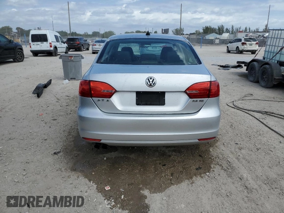 2011 Volkswagen Jetta Sedan SE with VIN 3VWDX7AJ1BM336508, listed as a Copart auction lot 51166435 with 114,963 mi miles and Clean Title. Bid and sale history available at carsss.com. Image 6.